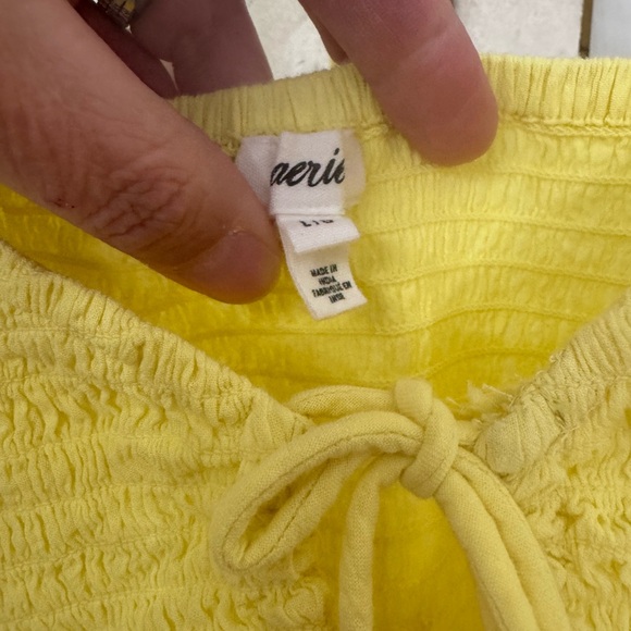 Aerie Light Yellow Chemise - Picture 7 of 7